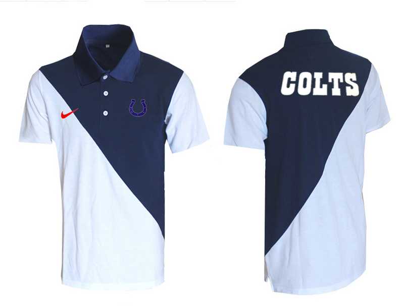 Indianapolis Colts Printed Team Logo 2015 Nike Polo Shirt (4)