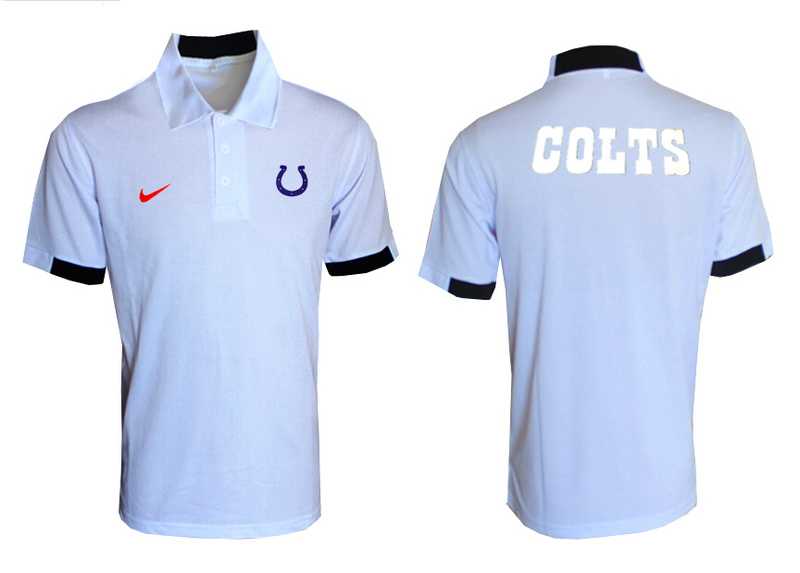 Indianapolis Colts Printed Team Logo 2015 Nike Polo Shirt (6)