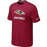 Men's Baltimore Ravens Nike Cardinal Facility T-Shirt Red,baseball caps,new era cap wholesale,wholesale hats