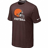 Men's Cleveland Browns Nike Cardinal Facility T-Shirt Brown,baseball caps,new era cap wholesale,wholesale hats