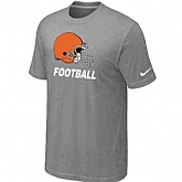 Men's Cleveland Browns Nike Cardinal Facility T-Shirt L.Gray,baseball caps,new era cap wholesale,wholesale hats