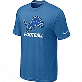 Men's Detroit Lions Nike Cardinal Facility T-Shirt light Blue,baseball caps,new era cap wholesale,wholesale hats