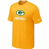 Men's Green Bay Packers Nike Cardinal Facility T-Shirt Yellow,baseball caps,new era cap wholesale,wholesale hats