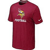 Men's Minnesota Vikings Nike Cardinal Facility T-Shirt Red,baseball caps,new era cap wholesale,wholesale hats