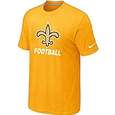 Men's New Orleans Saints Nike Cardinal Facility T-Shirt Yellow,baseball caps,new era cap wholesale,wholesale hats