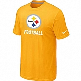 Men's Pittsburgh Steelers Nike Cardinal Facility T-Shirt Yellow,baseball caps,new era cap wholesale,wholesale hats
