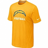 Men's San Diego Chargers Nike Cardinal Facility T-Shirt Yellow,baseball caps,new era cap wholesale,wholesale hats