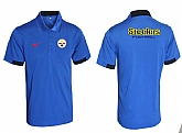 Pittsburgh Steelers Printed Team Logo 2015 Nike Polo Shirt (6)
