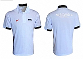 Seattle Seahawks Printed Team Logo 2015 Nike Polo Shirt (5)