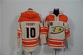 Anaheim Ducks #10 Corey Perry Cream Stitched Hoodie,baseball caps,new era cap wholesale,wholesale hats
