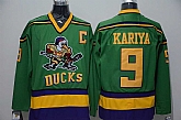 Anaheim Ducks #9 Paul Kariya Green-Yellow CCM Throwback Jerseys,baseball caps,new era cap wholesale,wholesale hats