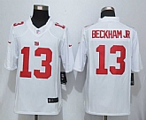 Nike Limited New York Giants #13 Beckham JR White Jerseys,baseball caps,new era cap wholesale,wholesale hats