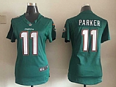 Womens Nike Miami Dolphins #11 DeVante Parker Green Game Jerseys,baseball caps,new era cap wholesale,wholesale hats