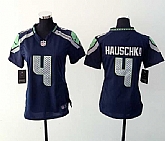 Womens Nike Seattle Seahawks #4 Steven Hauschka Navy Blue Game Jerseys,baseball caps,new era cap wholesale,wholesale hats