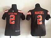 Youth Nike Cleveland Browns #2 Johnny Manziel 2015 Brown Team Color Game Jerseys,baseball caps,new era cap wholesale,wholesale hats
