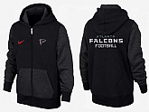 Men Atlanta Falcons 2015 Team Logo Full Zip NFL Hoodie (1),baseball caps,new era cap wholesale,wholesale hats