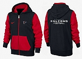 Men Atlanta Falcons 2015 Team Logo Full Zip NFL Hoodie (2),baseball caps,new era cap wholesale,wholesale hats
