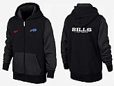 Men Buffalo Bills 2015 Team Logo Full Zip NFL Hoodie (1),baseball caps,new era cap wholesale,wholesale hats