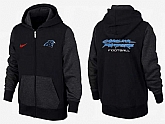 Men Carolina Panthers 2015 Team Logo Full Zip NFL Hoodie (1),baseball caps,new era cap wholesale,wholesale hats