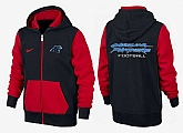 Men Carolina Panthers 2015 Team Logo Full Zip NFL Hoodie (2),baseball caps,new era cap wholesale,wholesale hats