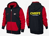 Men Kansas City Chiefs 2015 Team Logo Full Zip NFL Hoodie (2),baseball caps,new era cap wholesale,wholesale hats
