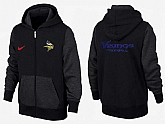 Men Minnesota Vikings 2015 Team Logo Full Zip NFL Hoodie (1),baseball caps,new era cap wholesale,wholesale hats