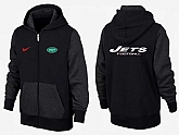 Men New York Jets 2015 Team Logo Full Zip NFL Hoodie (1),baseball caps,new era cap wholesale,wholesale hats