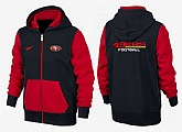 Men San Francisco 49ers 2015 Team Logo Full Zip NFL Hoodie (1),baseball caps,new era cap wholesale,wholesale hats