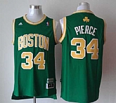 Boston Celtics #34 Paul Pierce Revolution 30 Swingman Green With Golden Jerseys,baseball caps,new era cap wholesale,wholesale hats