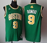 Boston Celtics #9 Rajon Rondo Green With Golden  Swingman Jerseys,baseball caps,new era cap wholesale,wholesale hats