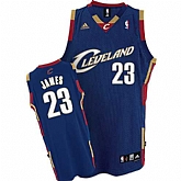 Cleveland Cavaliers #23 LeBron James Blue With Golden Jerseys,baseball caps,new era cap wholesale,wholesale hats