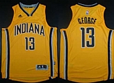 Indiana Pacers #13 Paul George Revolution 30 Yellow Stitched Jerseys,baseball caps,new era cap wholesale,wholesale hats