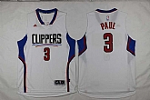 Los Angeles Clippers #3 Chris Paul White Revolution 30 Stitched Jerseys,baseball caps,new era cap wholesale,wholesale hats