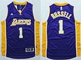 Los Angeles Lakers #1 D'Angelo Russell Purple Stitched Jerseys,baseball caps,new era cap wholesale,wholesale hats