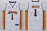 Los Angeles Lakers #1 D'Angelo Russell White Stitched Jerseys,baseball caps,new era cap wholesale,wholesale hats