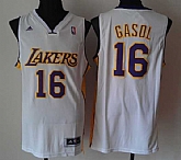 Los Angeles Lakers #16 Pau Gasol White Jerseys,baseball caps,new era cap wholesale,wholesale hats