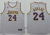 Los Angeles Lakers #24 Kobe Bryant Gray Fashion Stitched Jerseys,baseball caps,new era cap wholesale,wholesale hats