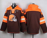 Men Nike Cleveland Browns Customized Brown Stitched NFL Hoodie,baseball caps,new era cap wholesale,wholesale hats
