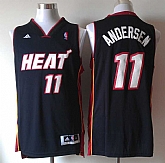 Miami Heat #11 Chris Andersen Revolution 30 Swingman Black Jerseys,baseball caps,new era cap wholesale,wholesale hats