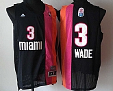 Miami Heat #3 Dwyane Wade Black-Orange(2013 finals) NBA Jerseys,baseball caps,new era cap wholesale,wholesale hats