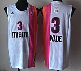 Miami Heat #3 Dwyane Wade White-Orange(2013 finals) NBA Jerseys,baseball caps,new era cap wholesale,wholesale hats