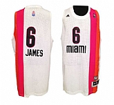 Miami Heat #6 LeBron James White-Orange(2013 finals) NBA Jerseys,baseball caps,new era cap wholesale,wholesale hats