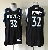 Minnesota Timberwolves #32 Karl-Anthony Towns Black Stitched Jerseys,baseball caps,new era cap wholesale,wholesale hats