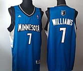 Minnesota Timberwolves #7 Derrick Williams Blue Swingman Jerseys,baseball caps,new era cap wholesale,wholesale hats
