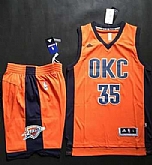 Oklahoma City Thunder #35 Kevin Durant Orange Alternate A Set Stitched NBA Jerseys,baseball caps,new era cap wholesale,wholesale hats