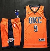 Oklahoma City Thunder #9 Serge Ibaka Orange Alternate A Set Stitched NBA Jerseys,baseball caps,new era cap wholesale,wholesale hats