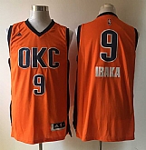 Oklahoma City Thunder #9 Serge Ibaka Orange Alternate Stitched Jerseys,baseball caps,new era cap wholesale,wholesale hats