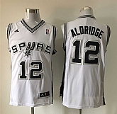San Antonio Spurs #12 LaMarcus Aldridge White Home Stitched Jerseys,baseball caps,new era cap wholesale,wholesale hats