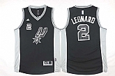 San Antonio Spurs #2 Kawhi Leonard Black New Road Stitched Jerseys,baseball caps,new era cap wholesale,wholesale hats
