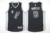 San Antonio Spurs #9 Tony Parker Revolution 30 Swingman Black Jerseys,baseball caps,new era cap wholesale,wholesale hats